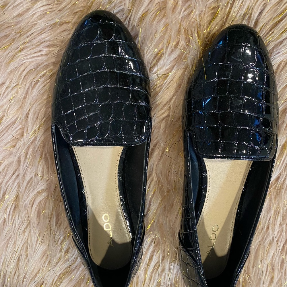 Black Aldo Flats